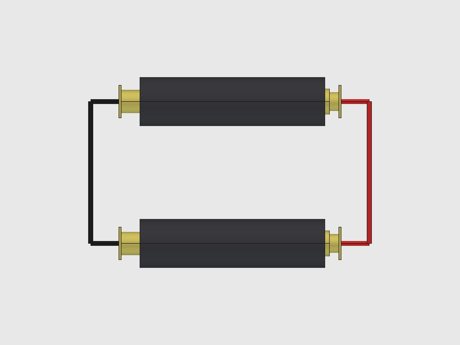 Batteries and clips isometric