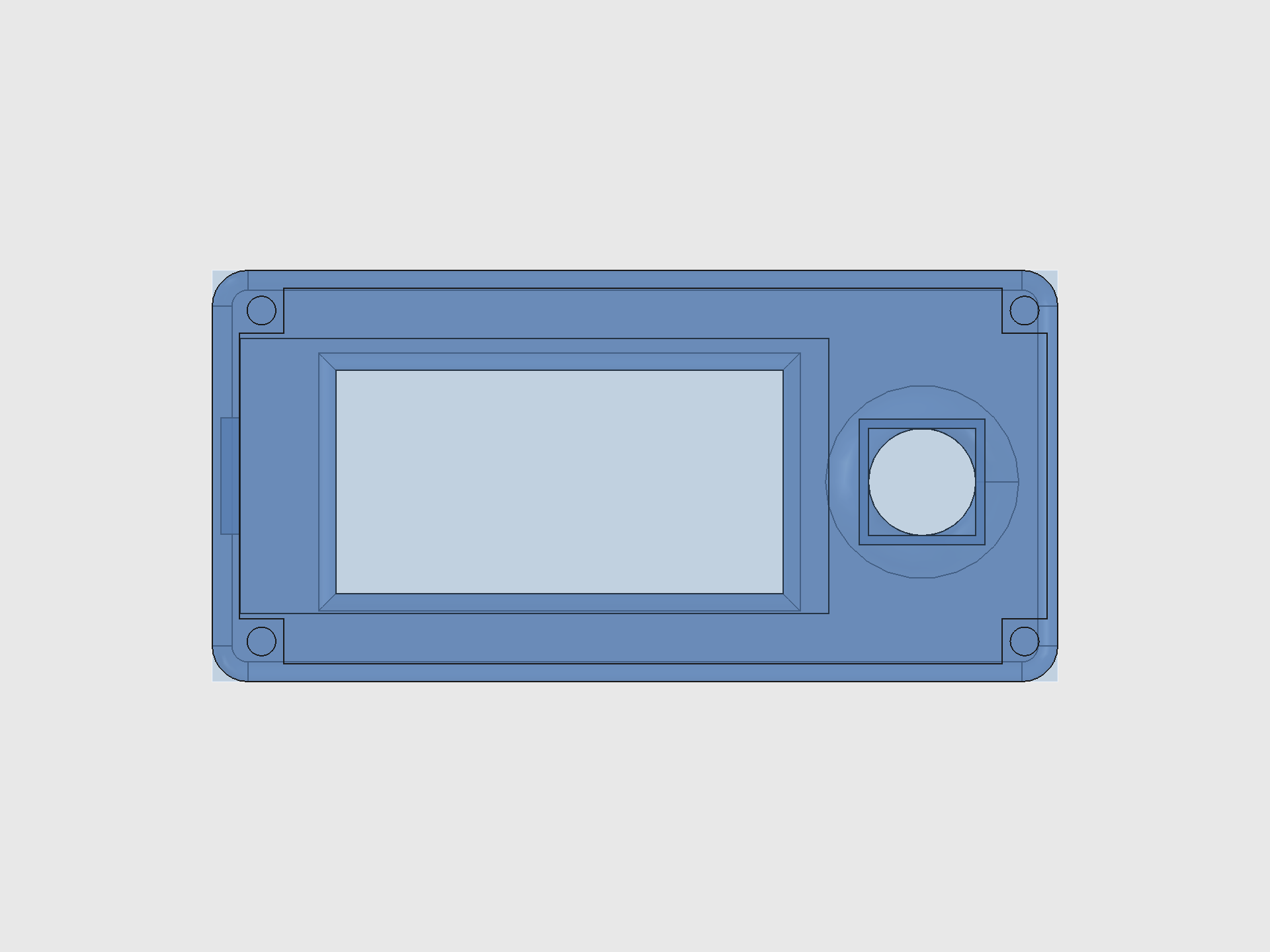Cover isometric transparent