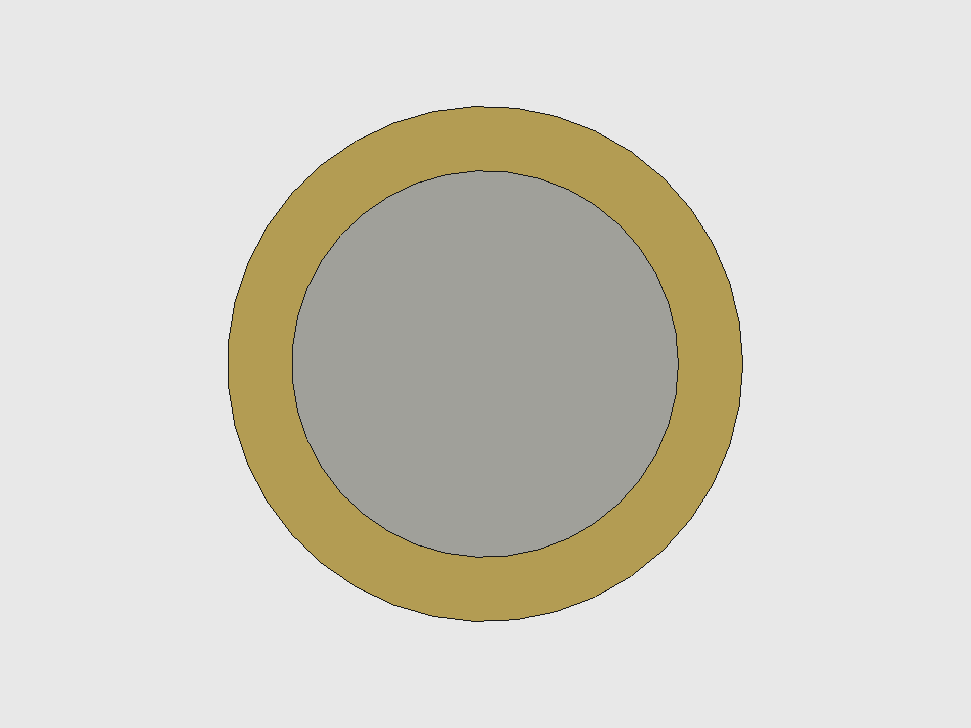 Piezo disc isometric