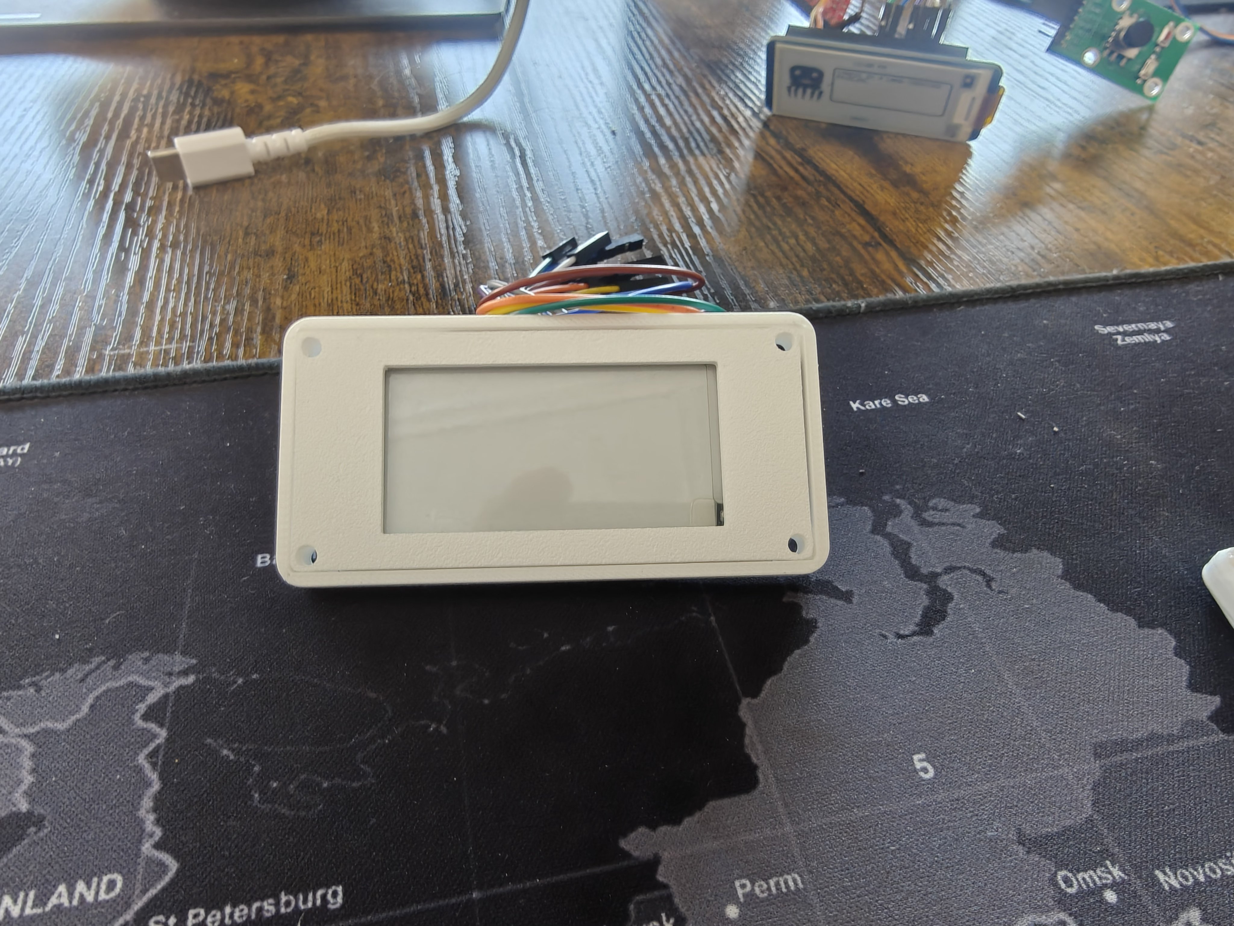 Assembled enclosure front view