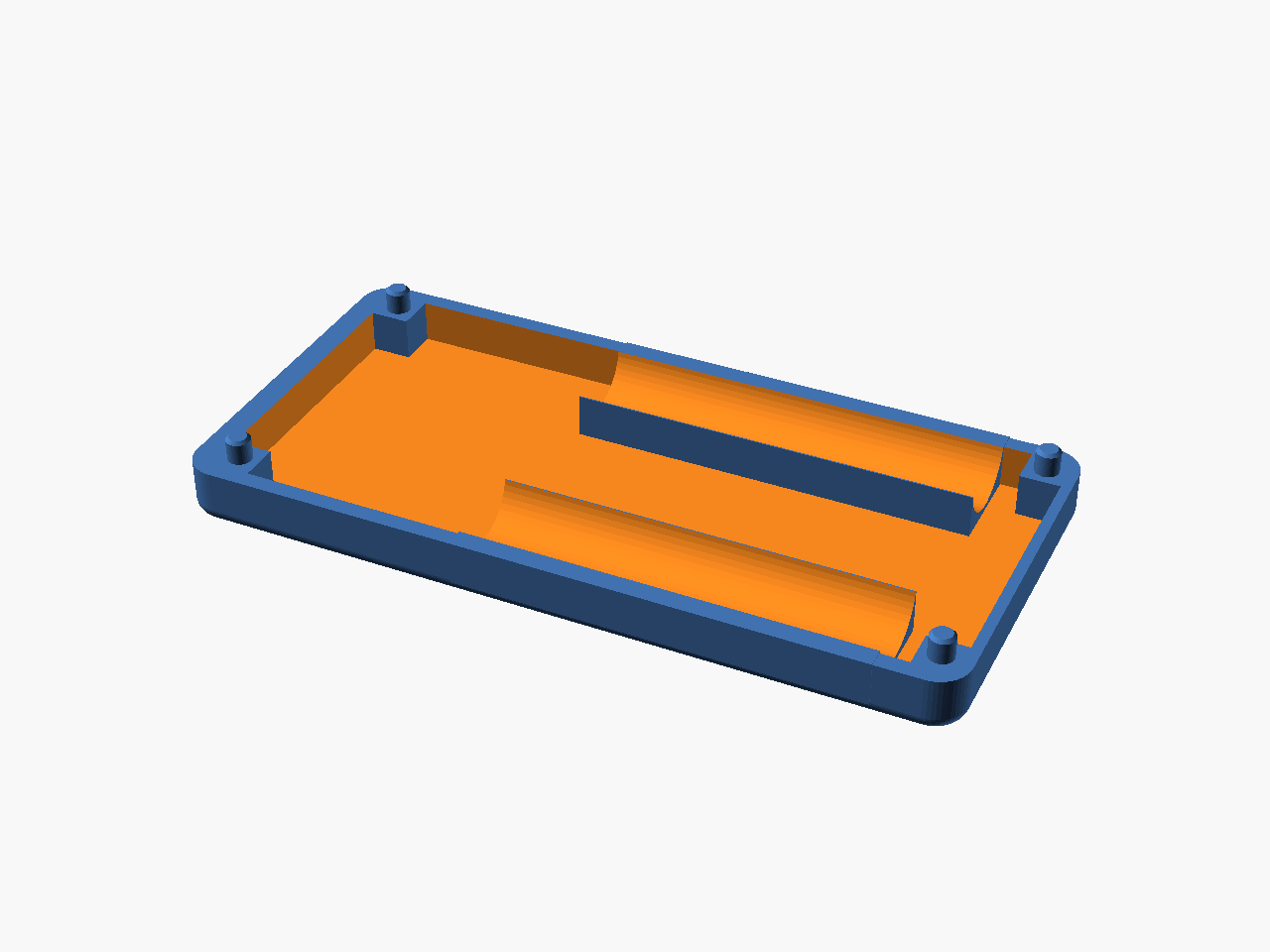 Base plate v2 — isometric