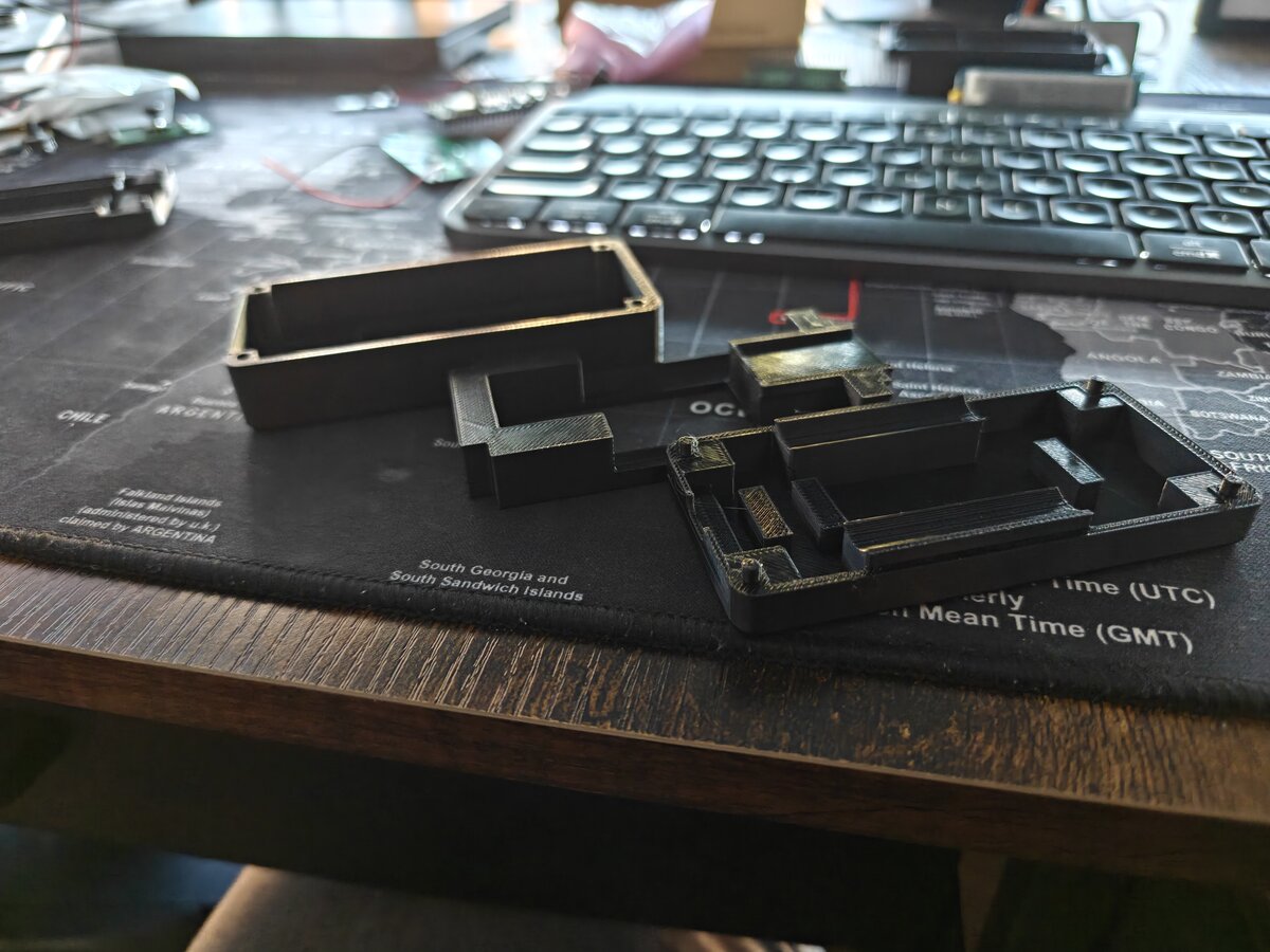 Case parts disassembled