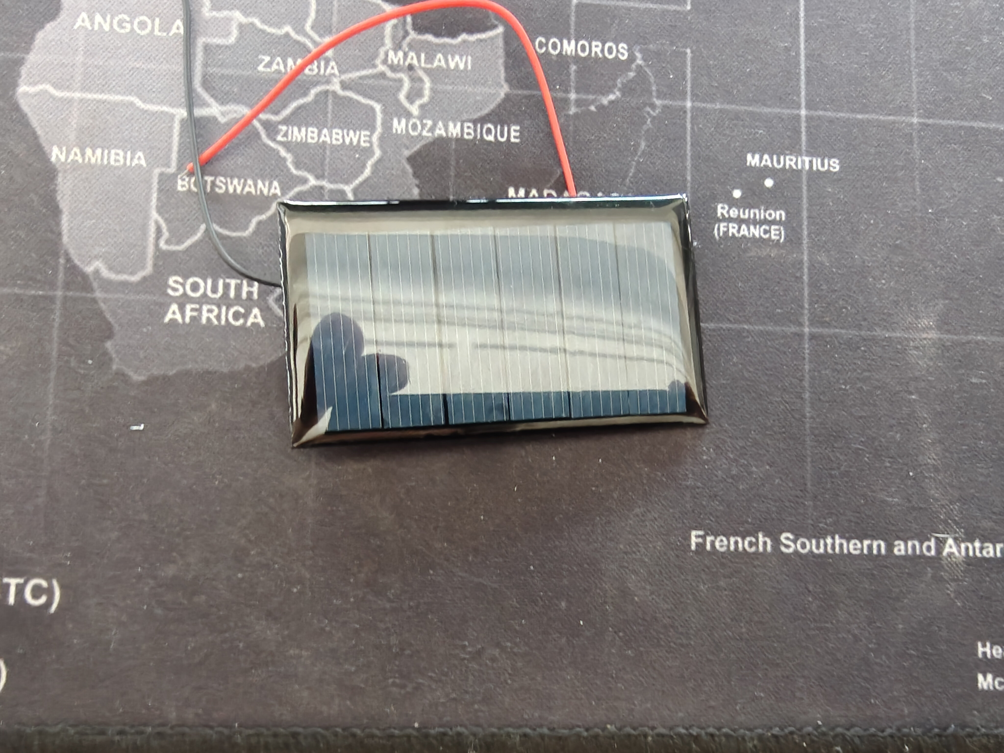 Solar panel PCB — front