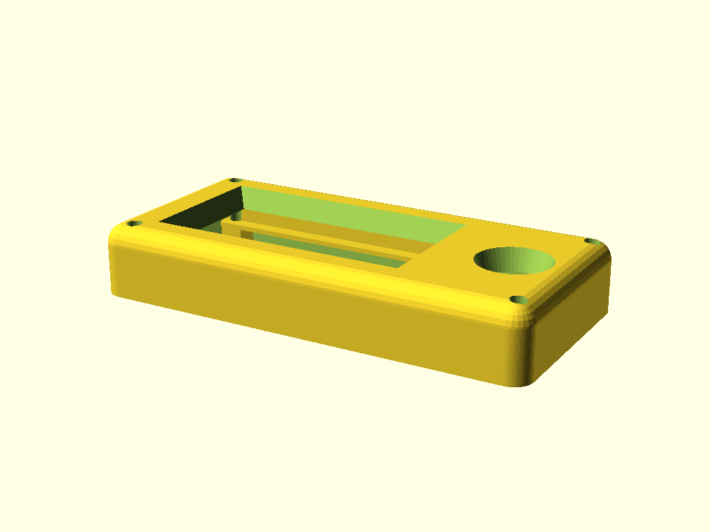 Rev 2 top cover — isometric