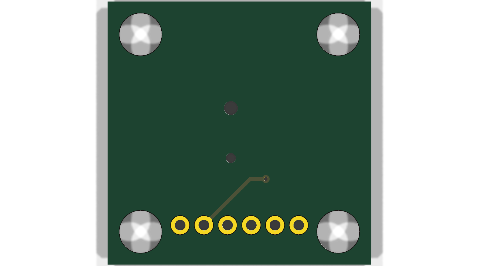 Joystick PCB Rev 2.0 — bottom