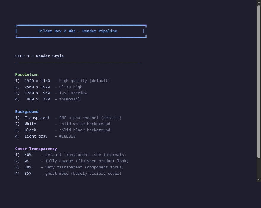 Style picker screen